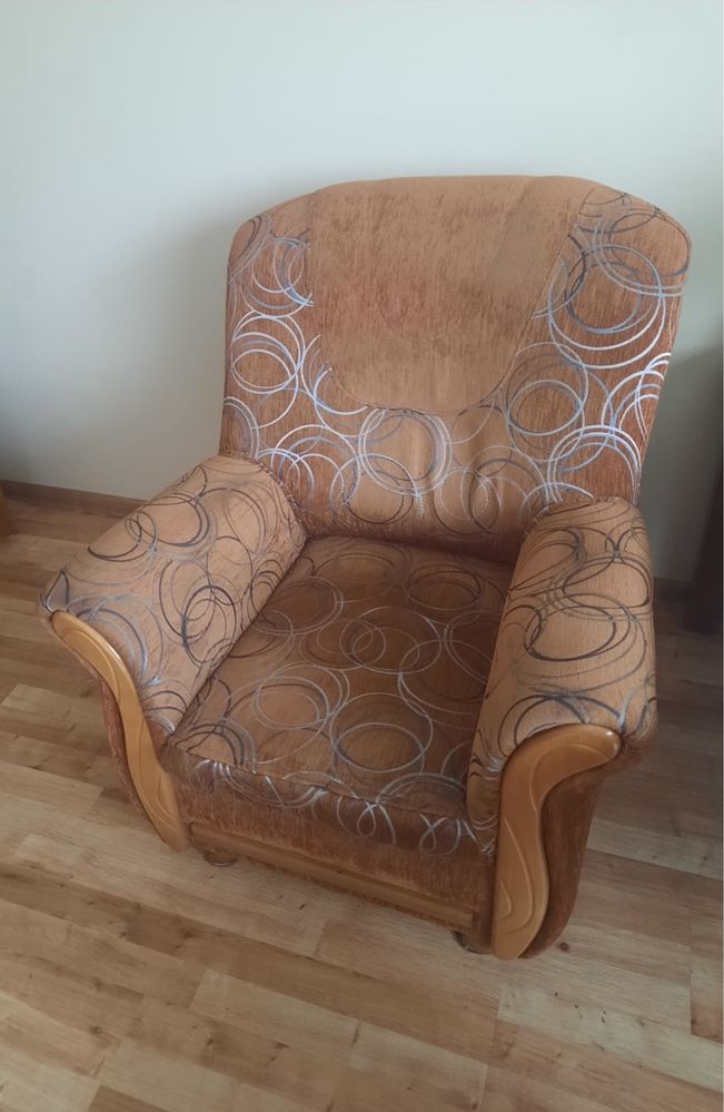Zestaw kanapa i fotele