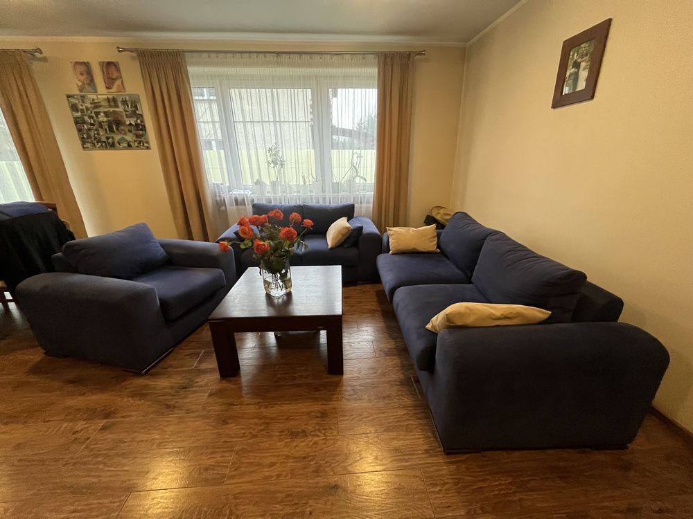 Zestaw wypoczynkowy - 2x sofa , 1x fotel