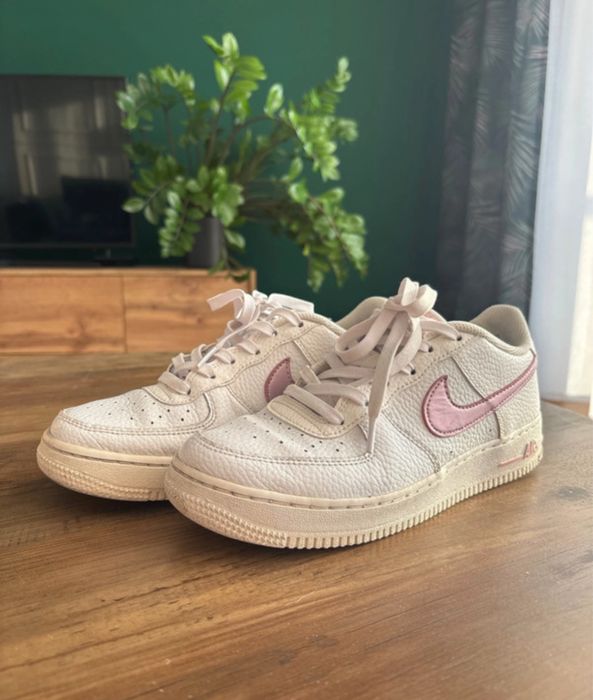 Nike airforce1 pink glaze biale airforcey 38 air