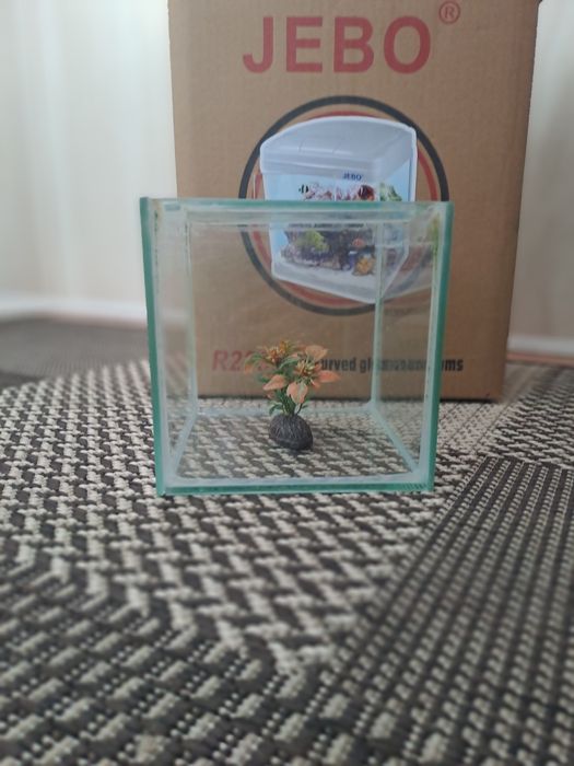 Акваріум скляний  куб