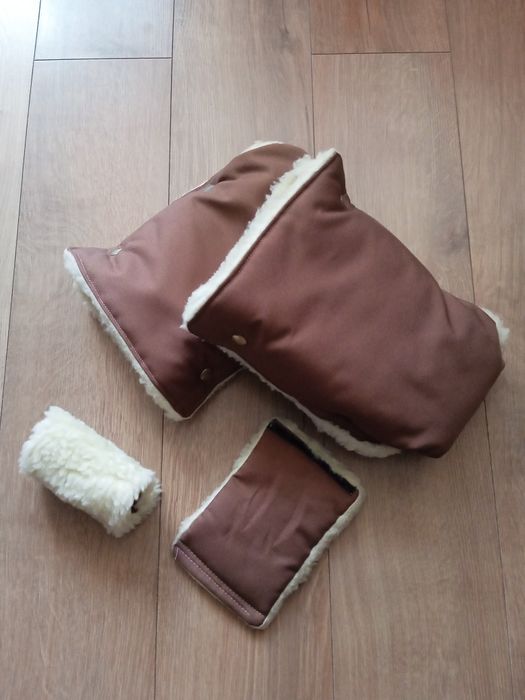 Комплект конверт-чохол і муфти ForKids Міні чохол на овчині в коляску