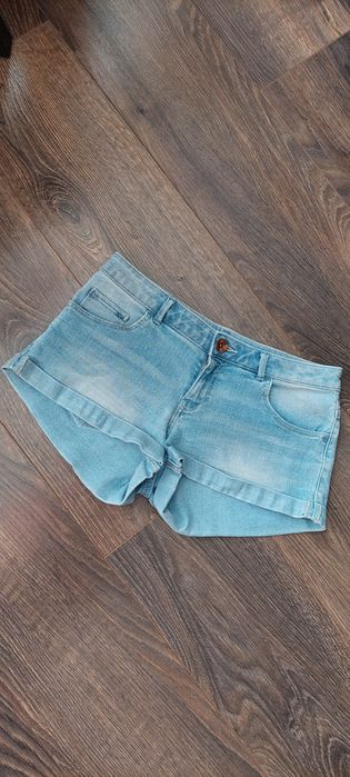 Szorty dżinsowe damskie krótkie spodenki z niskim stanem 34