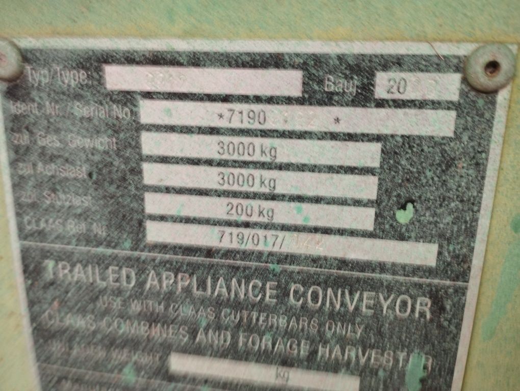 Жниварка зернова Claas-Vario 7,5м 2006р