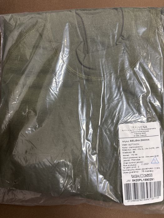 Bielizna zimowa wzór 507T/MON rozm. M