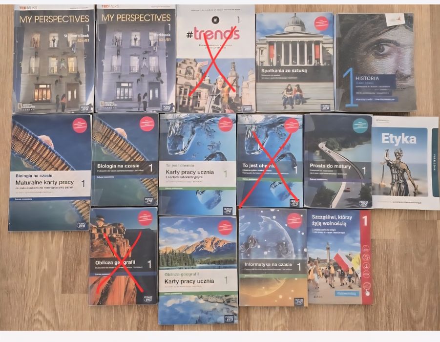 Podręczniki do technikum liceum 1 klasa