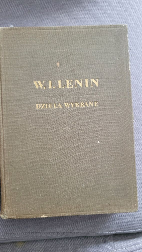 Książki W.I.Lenin "Dzieła wybrane" tom 1 i 2.