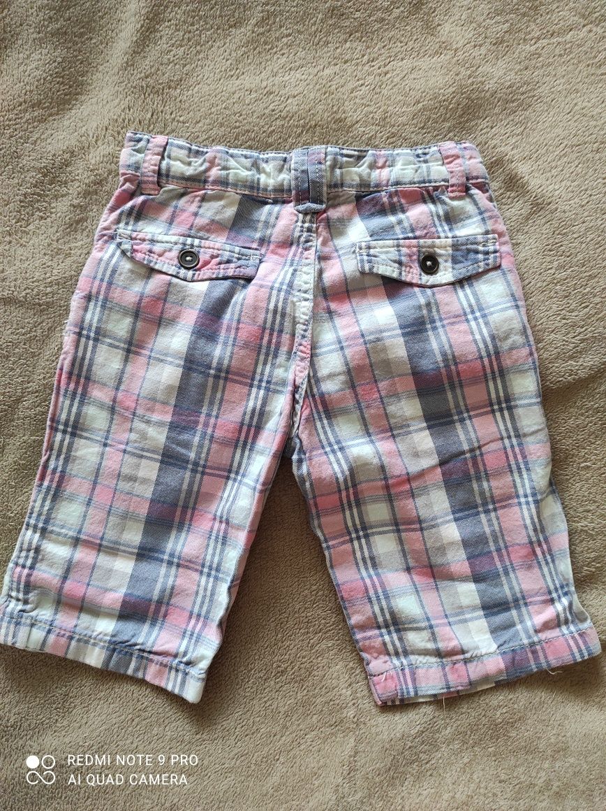 Zara boys шорты на мальчика 5-6лет (116см) 100% коттон в идеале