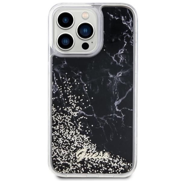 Etui Ochronne Guess Liquid Glitter Marble dla iPhone 14 Pro Max 6.7"