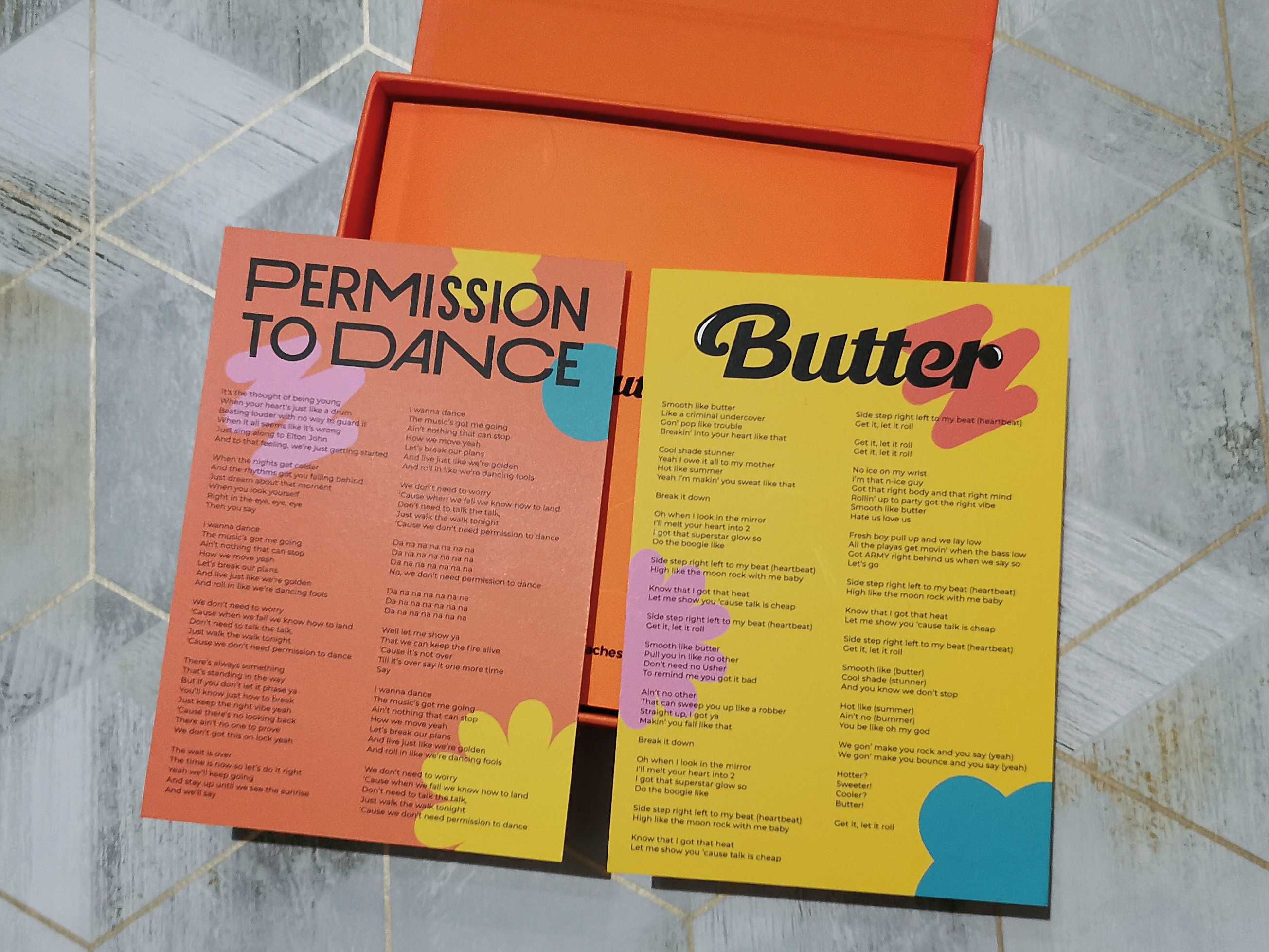 BTS - Butter wersja peaches (karta RM)