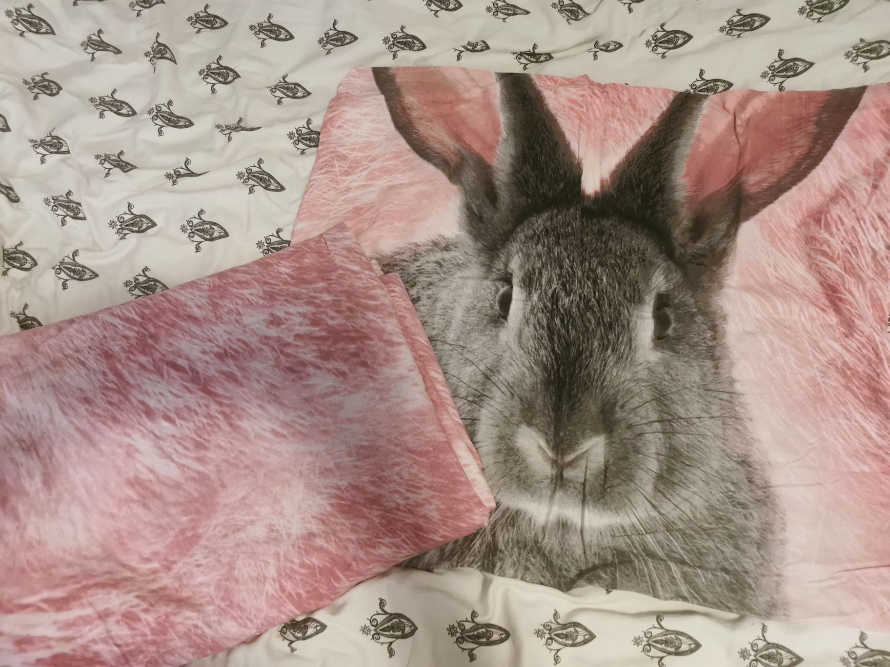 Piękna pościel królik dla dziewczynki 160x 200