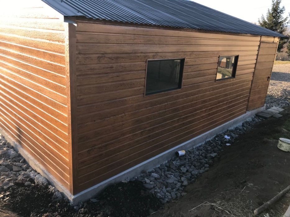 Garaż blaszany,blaszak drewnopodobny wymiary 7x7 PROMOCJA