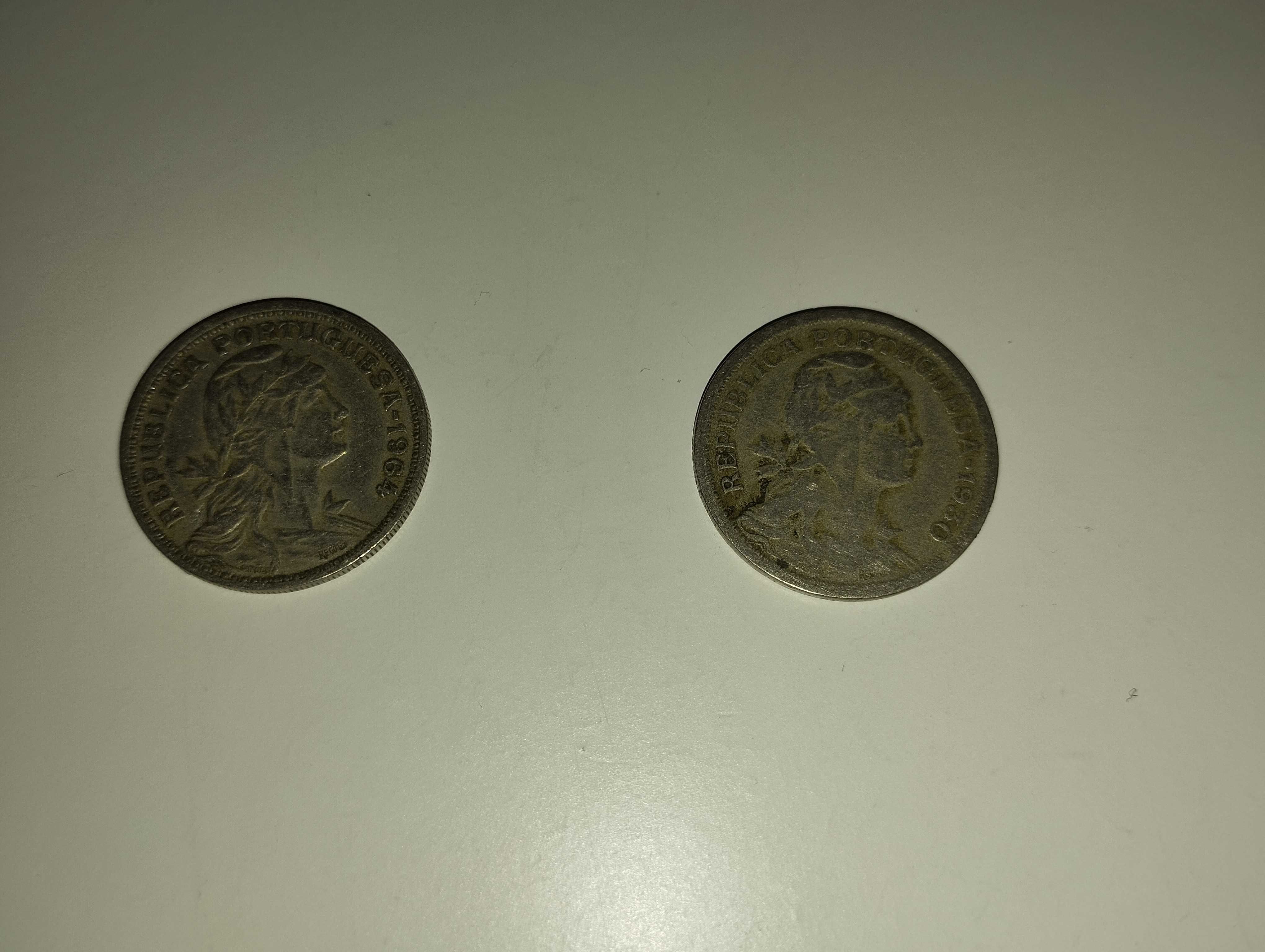 Moedas 50 centavos 1930 l 1964