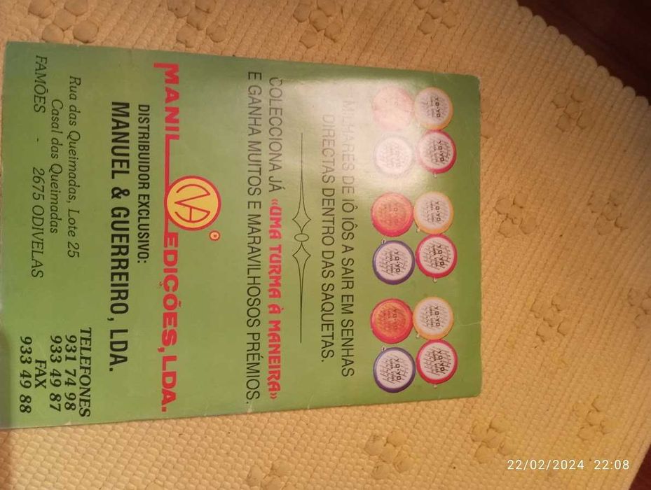 Caderneta  Panorama Zoológico