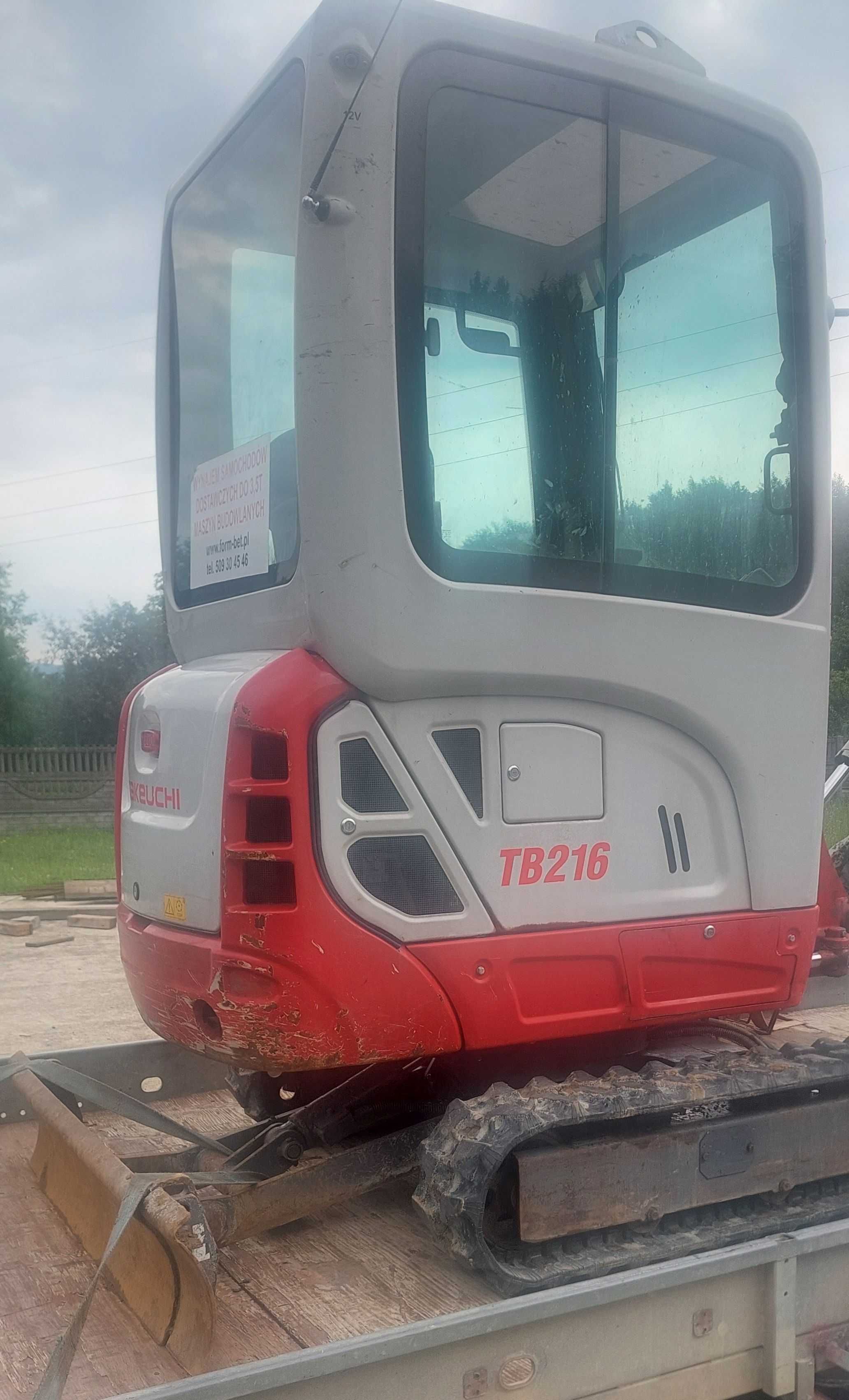 koparka takeuchi tb 216 Vo