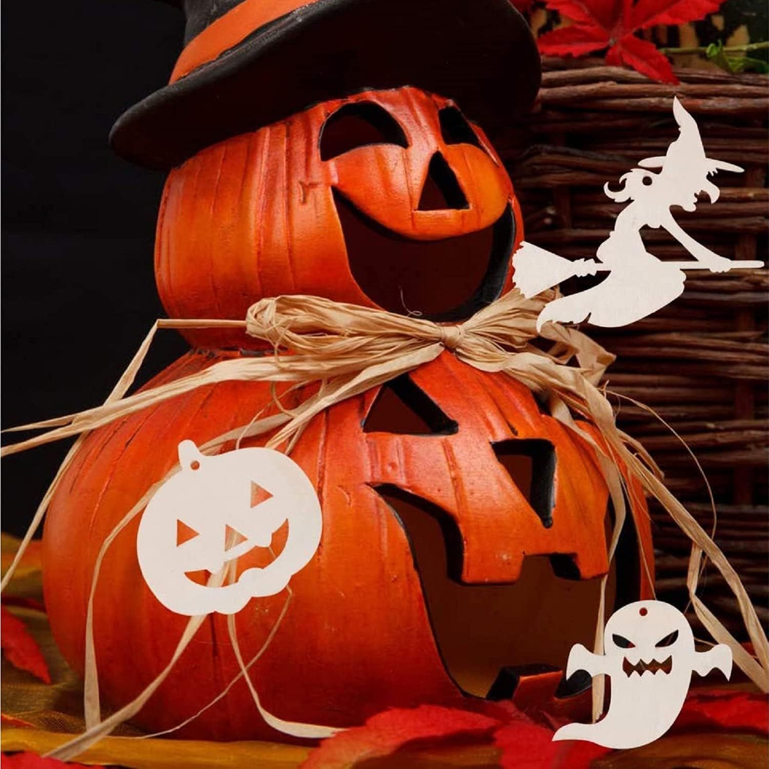 Drewniane Dekoracje na Halloween - Twórcze Ozdoby i Prezenty