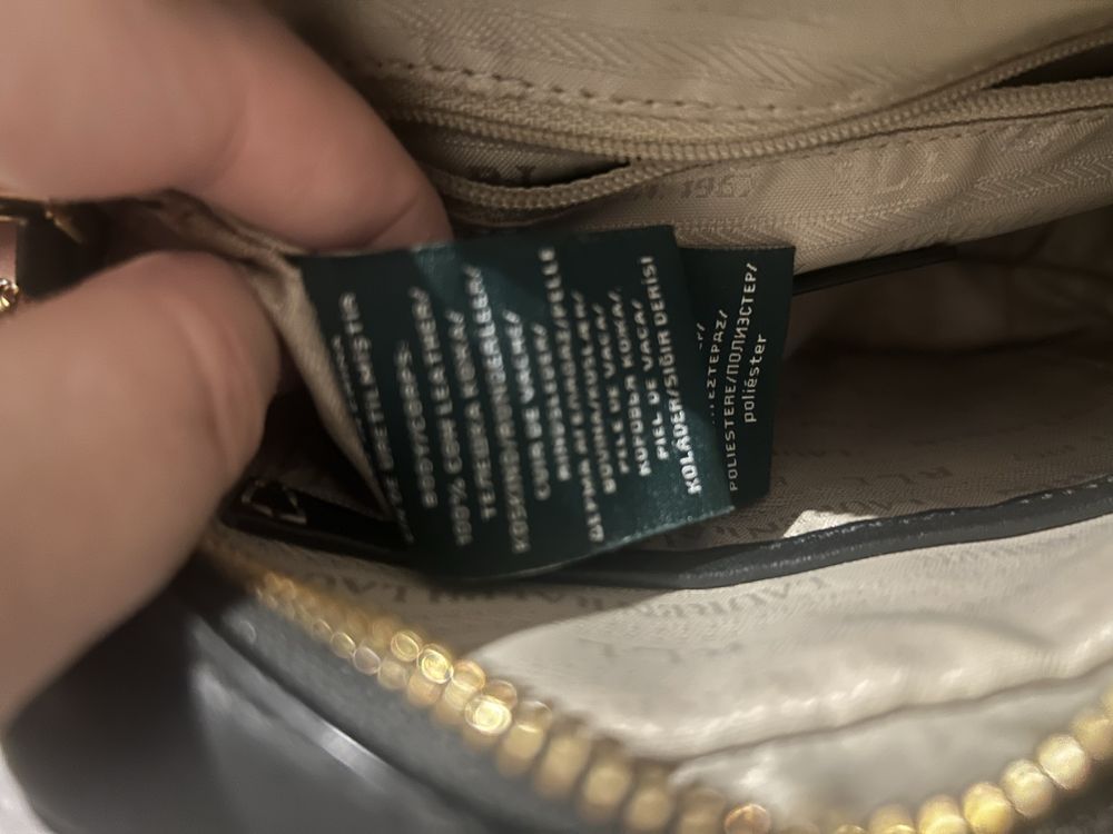 Ralph Lauren torebka skórzana