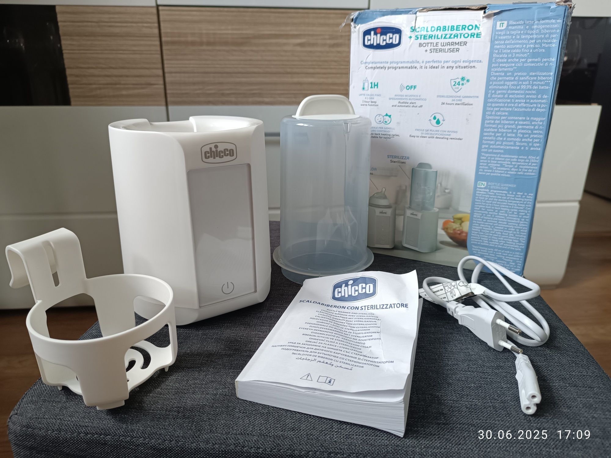 Chicco - 2w1 sterylizator & podgrzewacz