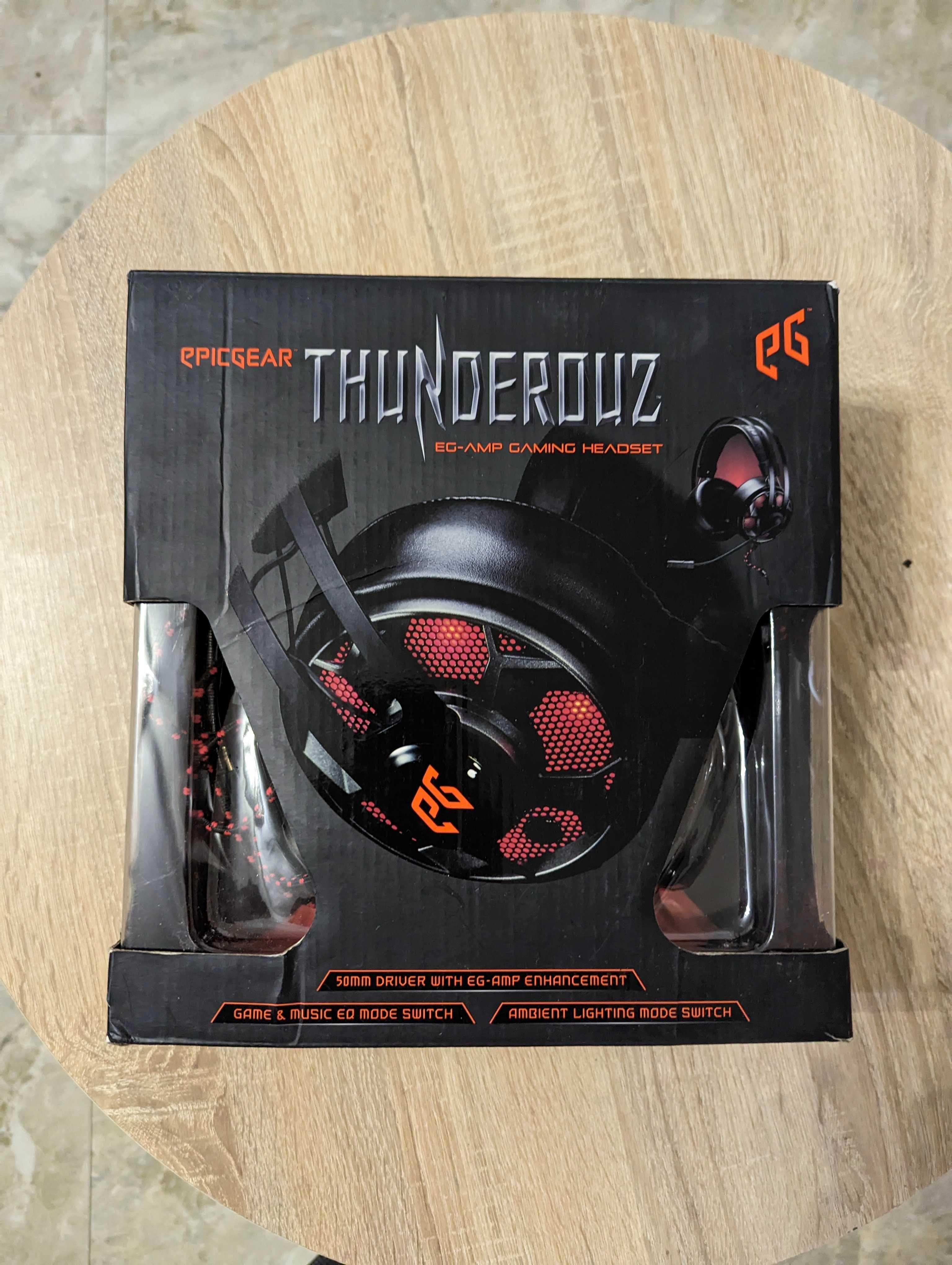 Ігрова гарнітура навушники EpicGear ThunderouZ сенсорні з підсилювачем