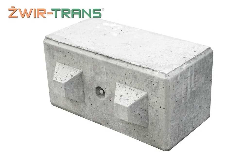 Bloki betonowe mur oporowy