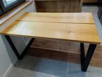 Stół drewniany jesionowy, monolit , loft  150x85