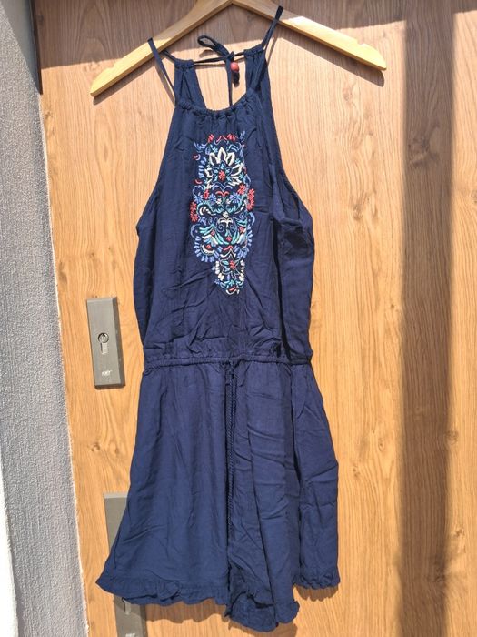 Hollister kombinezon granatowy damski letni L