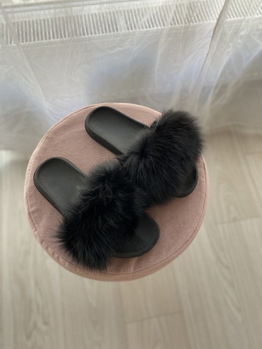 Топочки з хутром песця