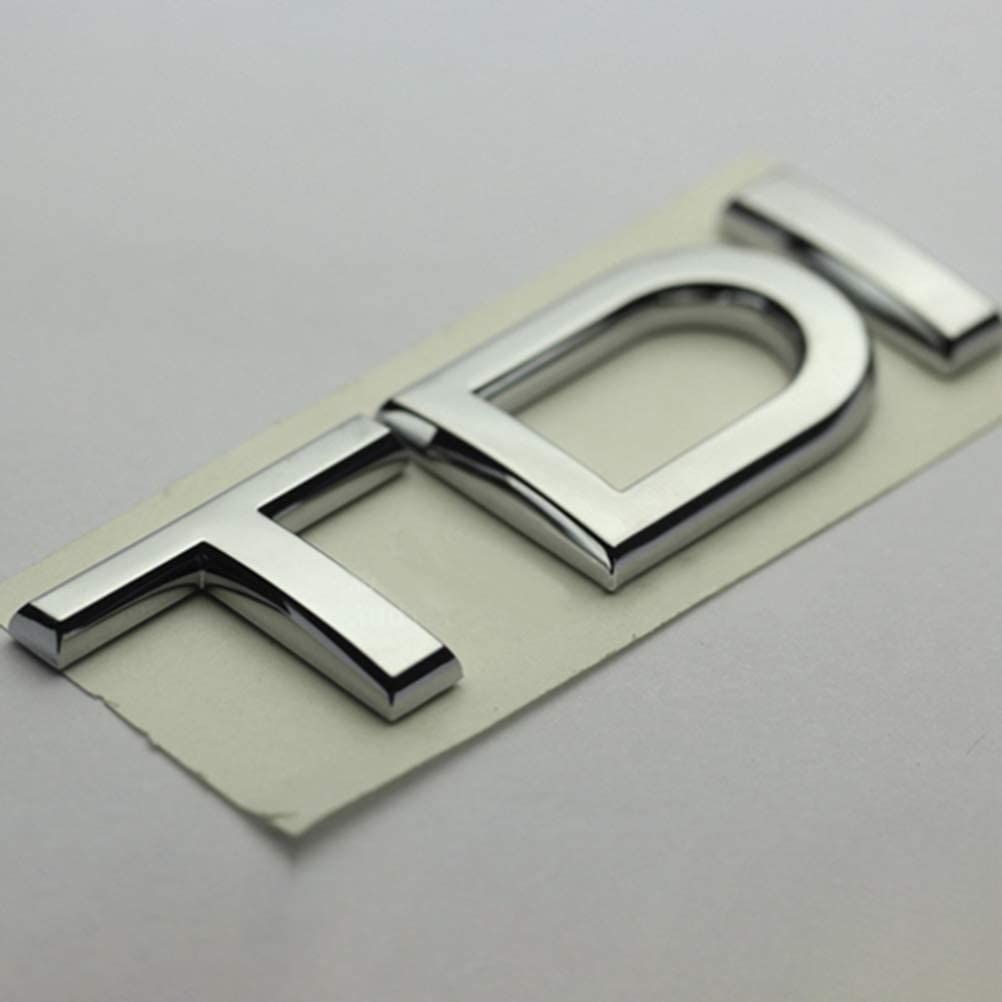 K09 Letras Emblema Símbolo Traseiro Mala Audi TDI