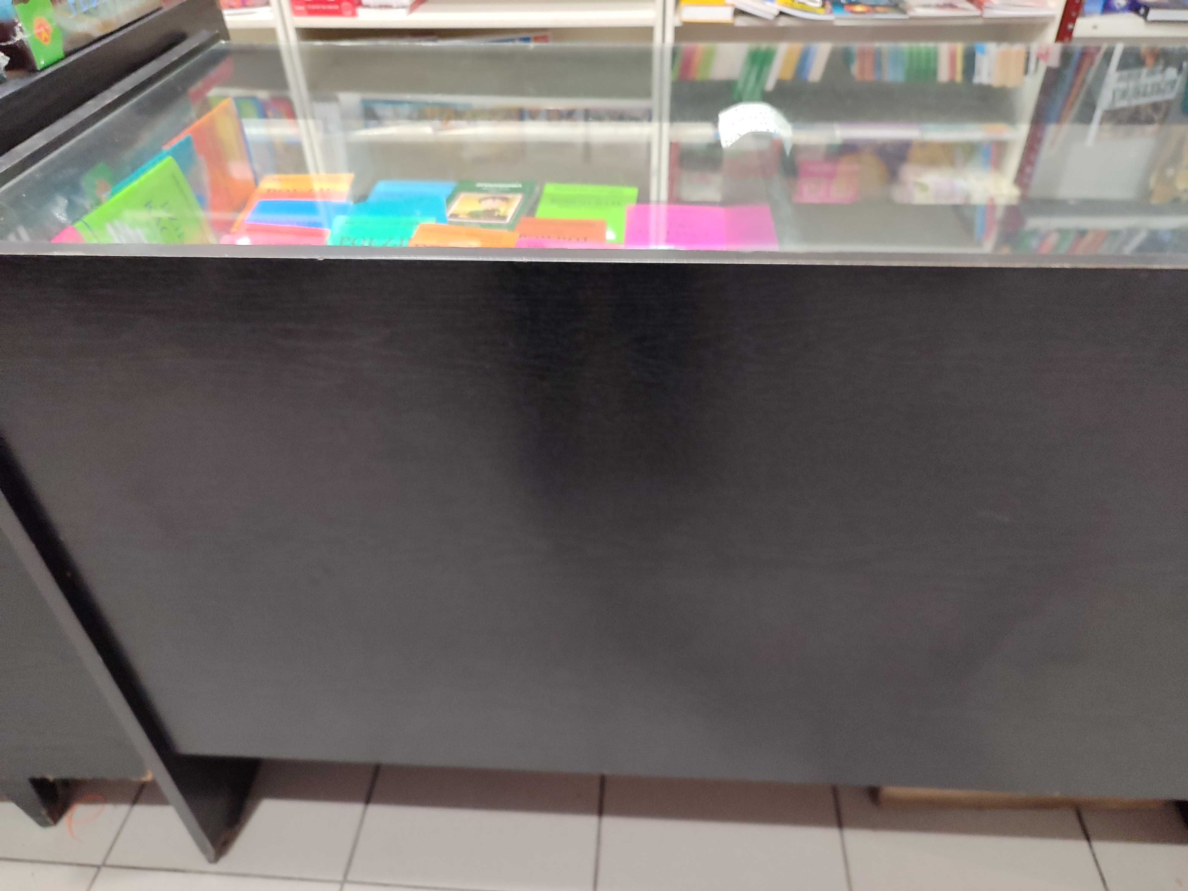 Lady z szybą od góry i połową frontu - białe Nowa cena Promocja