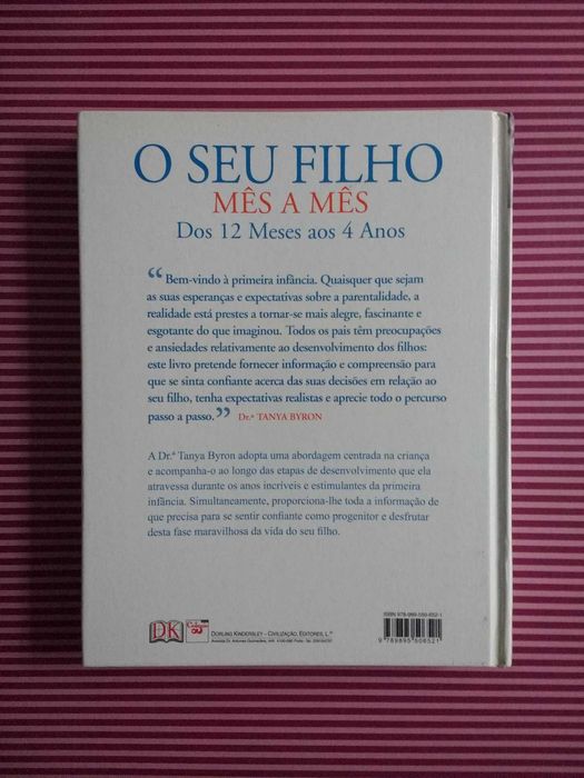 livro: Tanya Byron "O seu filho mês a mês - Dos 12 meses aos 4 anos"