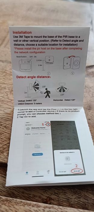 Czujnik ruchu bezprzewodowy Wi-Fi