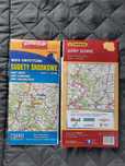 Mapa Sudety Srodkowe nowa  i gratis mapa Gory Sowie, zestaw