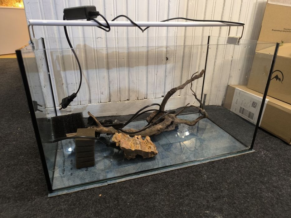 Akwarium 35l filtr pat mini LED bar 15w