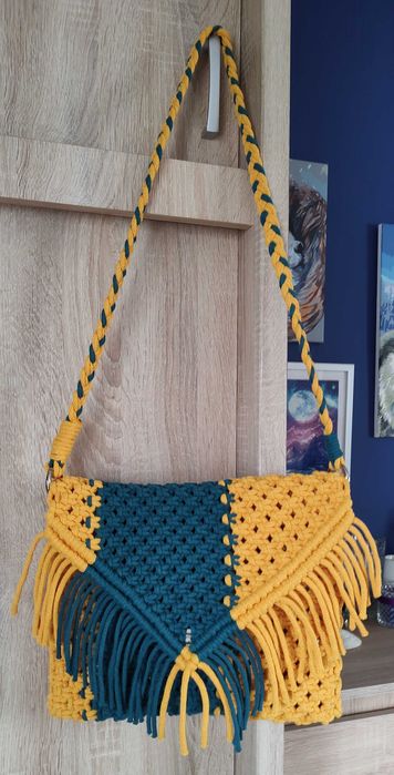Torebka z Makramy