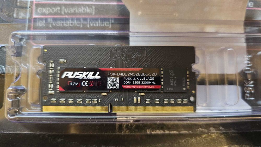 PuSkill DDR4 So-Dimm 32GB 3200Mhz