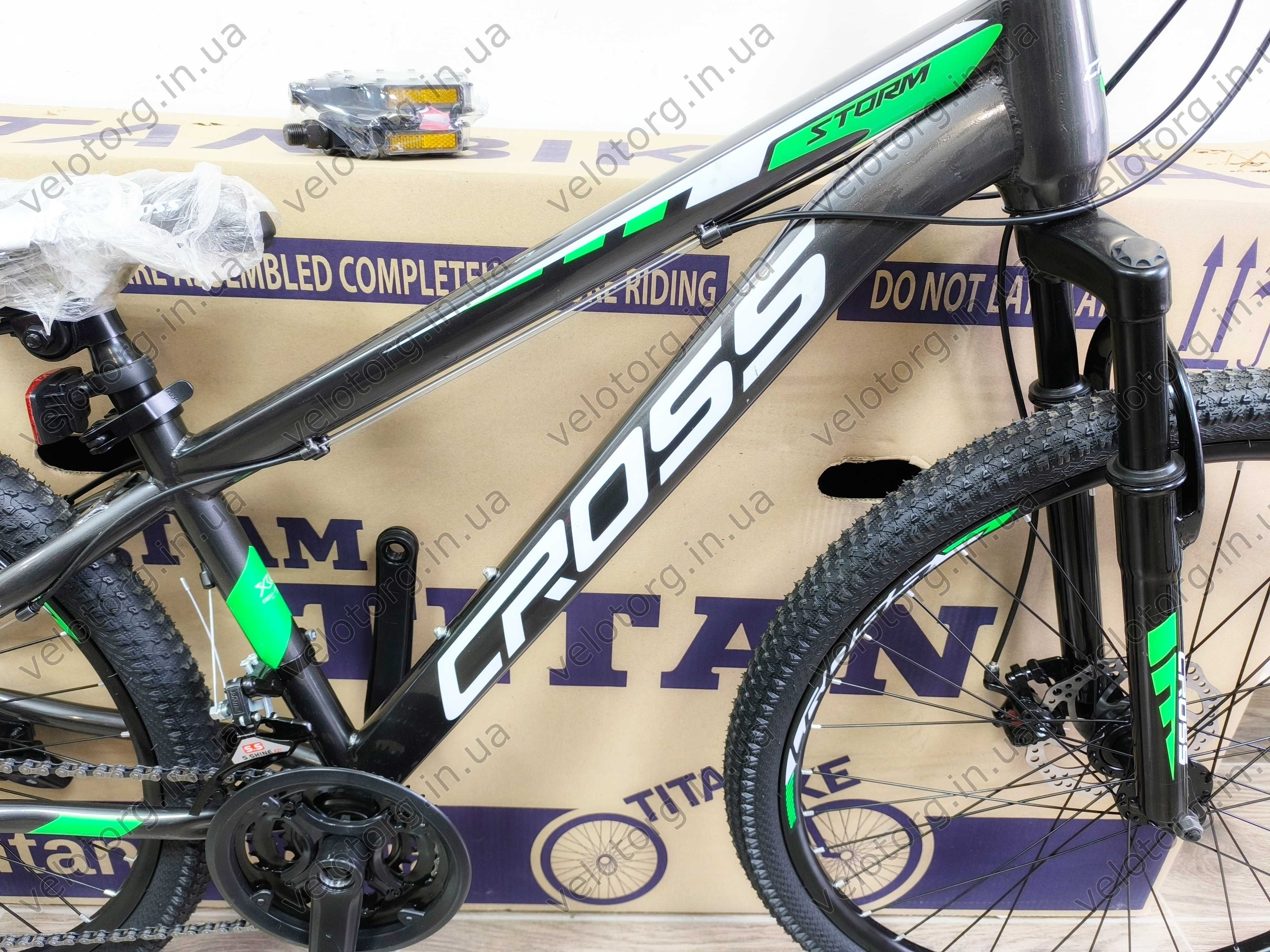 АКЦІЯ! Новий Підлітковий Велосипед CrossBike 26" Storm 2025 V2 Рама-13
