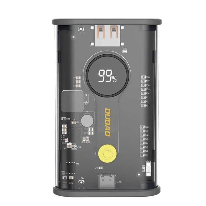 Dudao powerbank 20000mAh 1xUSB-A / 1xUSB-C 22.5W PD czarny
