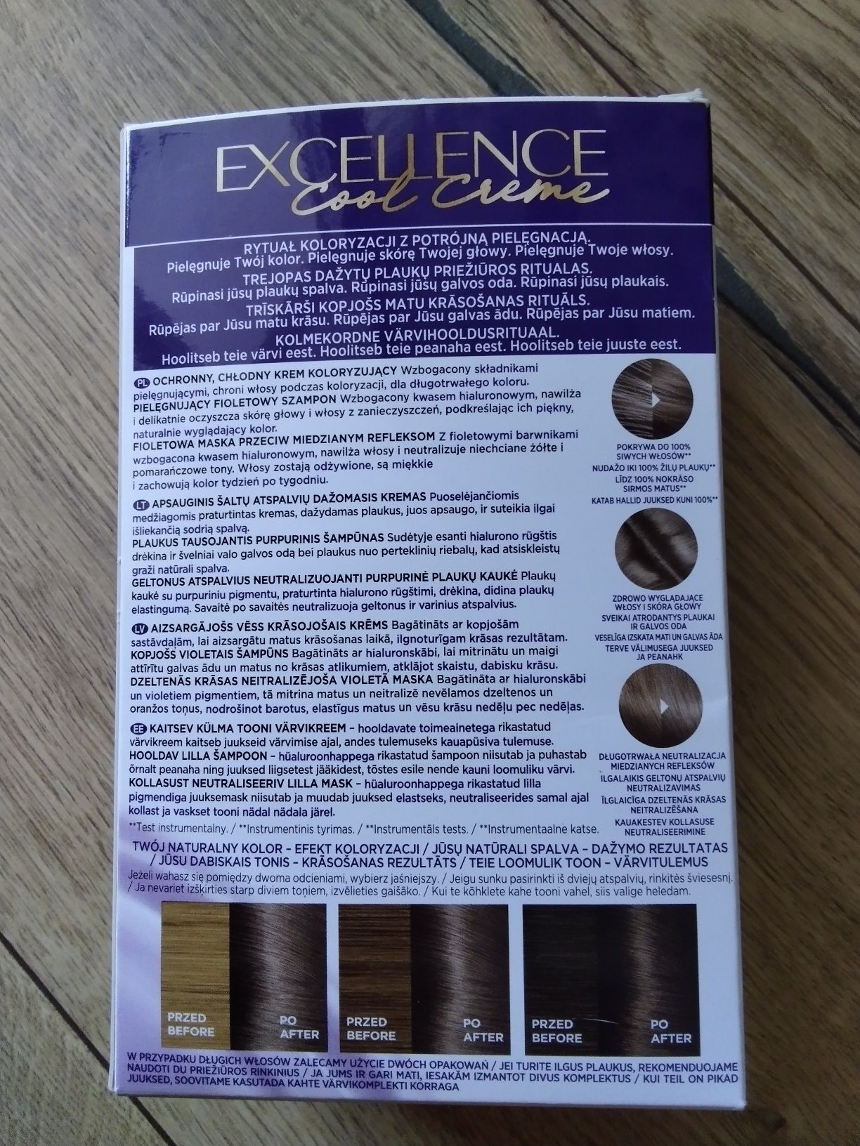 Farba do włosów 7.11 Loreal Paris Excellence cool creme