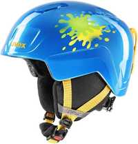 Kask dziecięcy Uvex Heyya Blue Splash rozm. 51-55