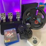 Кермо Logitech PlayStation 4 G29 Driving Force Racing Wheel Black Б/У