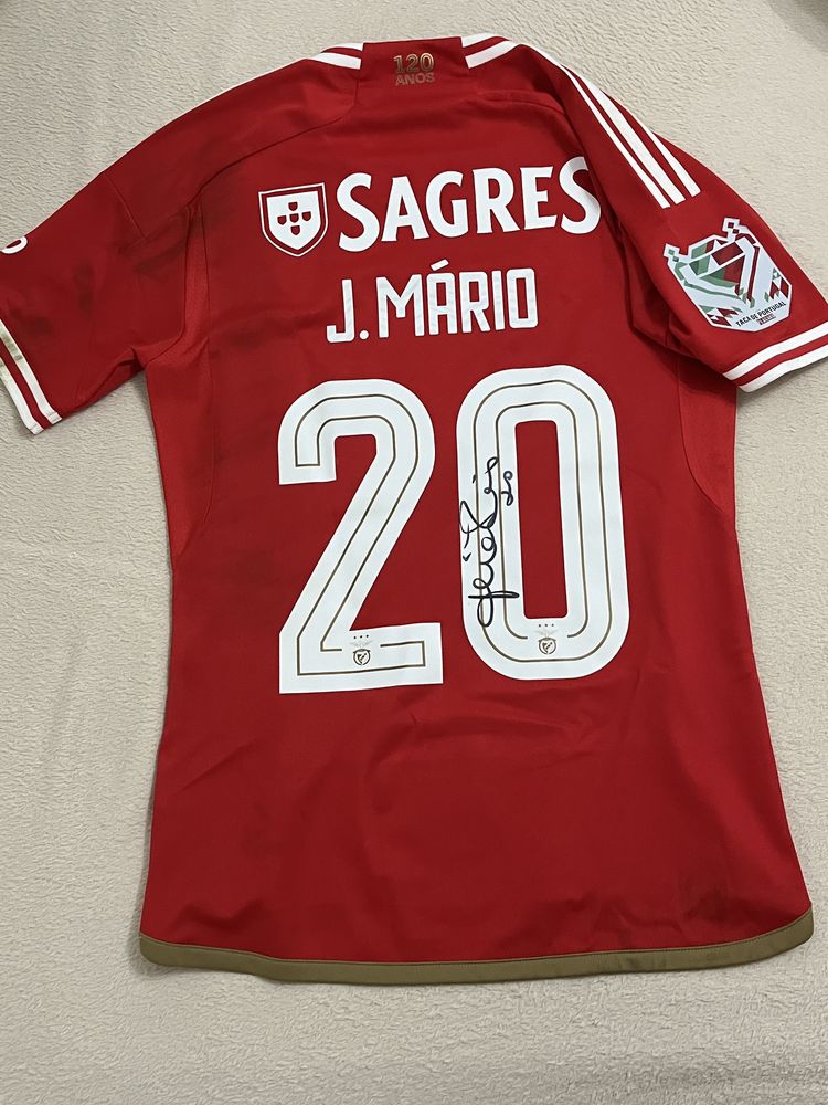 Camisola João Mario Usada e Autografada