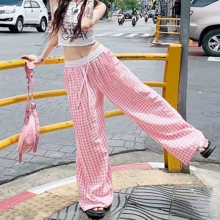 Рожеві літні штани