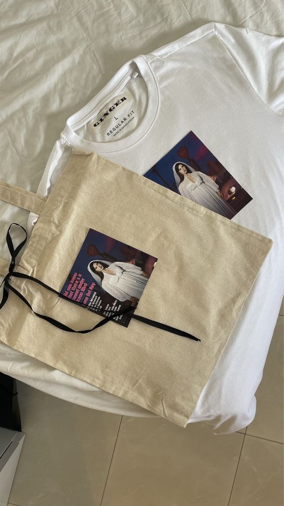 Tote bag + t-shirt Lana Del Rey Ocean Blvd Valentine’s Day