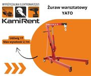 Wynajem Żuraw warsztatowy podnośnik 1T Wypożyczalnia