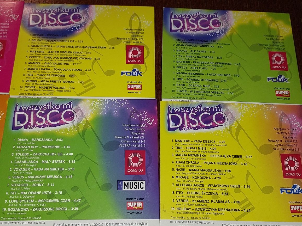 CD Disco Polo Telewizja Hity POLO TV 60 utw. Vol.1 do Vol.6 - 6CD=50zł