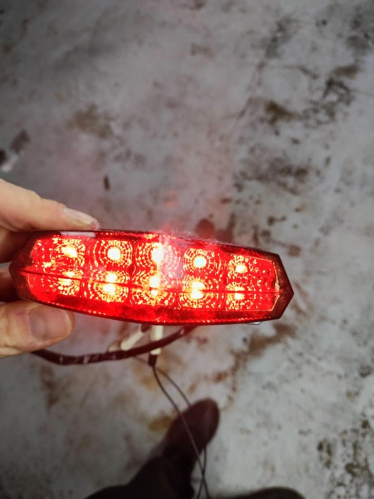 Lampa Led tył z stopem quad atv bashan