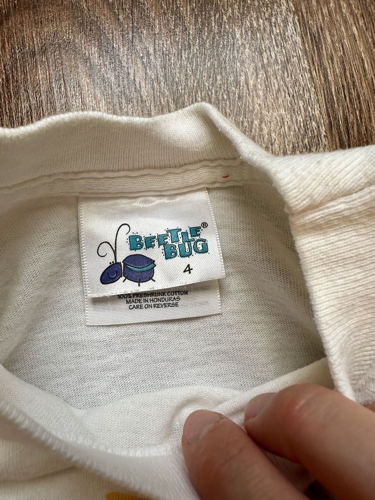 T-shirt bluzka z nadrukiem dziewczynki Beetle Bug 116/122