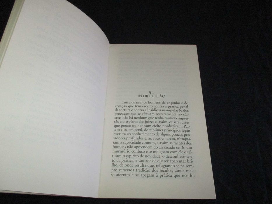 Livro Observações sobre a Tortura Pietro Verri