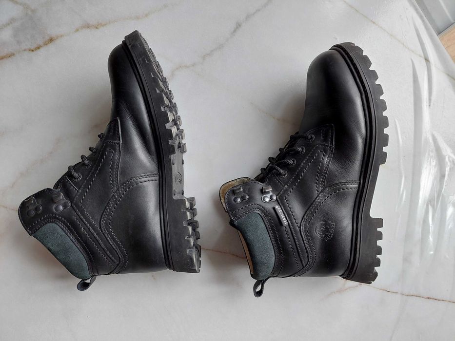 Buty trapery górskie 43 skórzane turystyczne harcerskie Hanzel