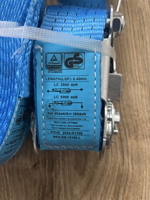 Pasy transportowe 9 metrów + Klamrą (nowe)