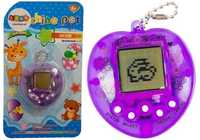 Gra Elektroniczna Tamagotchi Fioletowa z krótkim łańcuszkiem